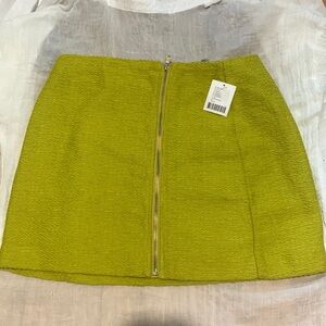 Chartreuse Mini Skirt